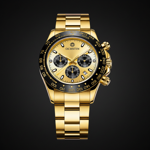 Darveil Eclipse Waterproof Watch - All Gold - Studio