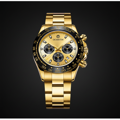 Dazzling All Gold - Darveil Eclipse™ Waterproof Watch